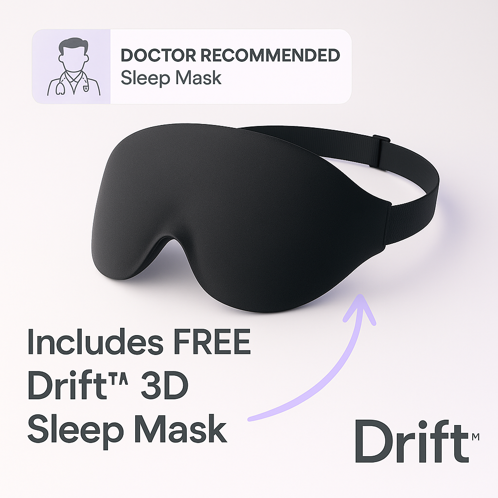 3D Black Sleep Mask