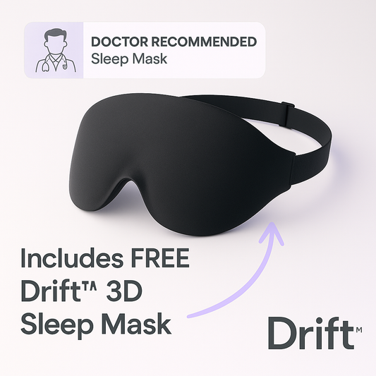 3D Black Sleep Mask